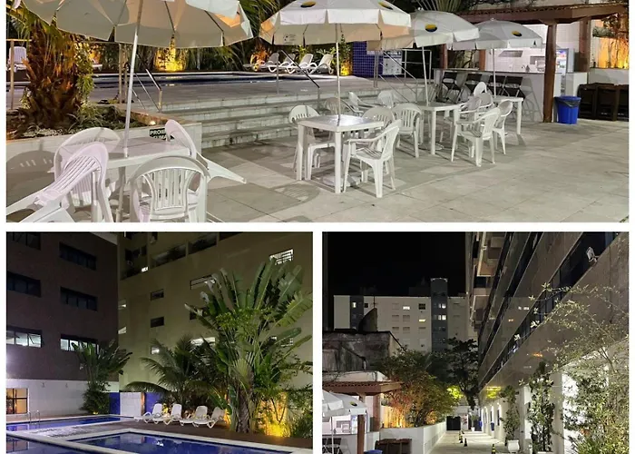 Capitania Varam Apartamento-Flat Com Piscina E Vista Mar Guaruja Pitangueiras